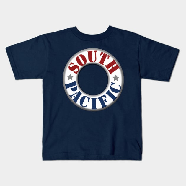 South Pacific - Design #2 Kids T-Shirt by MarinasingerDesigns